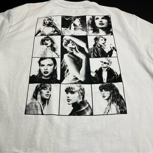 Taylor Swift The Eras Tour White Long Sleeve Womens Sweatshirt Size 3XL Swifties